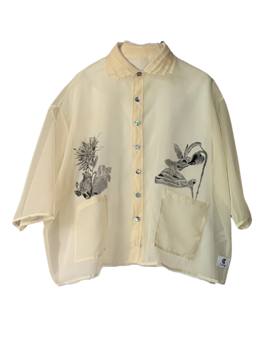 QUAD COLLAR BOX BUTTON UP