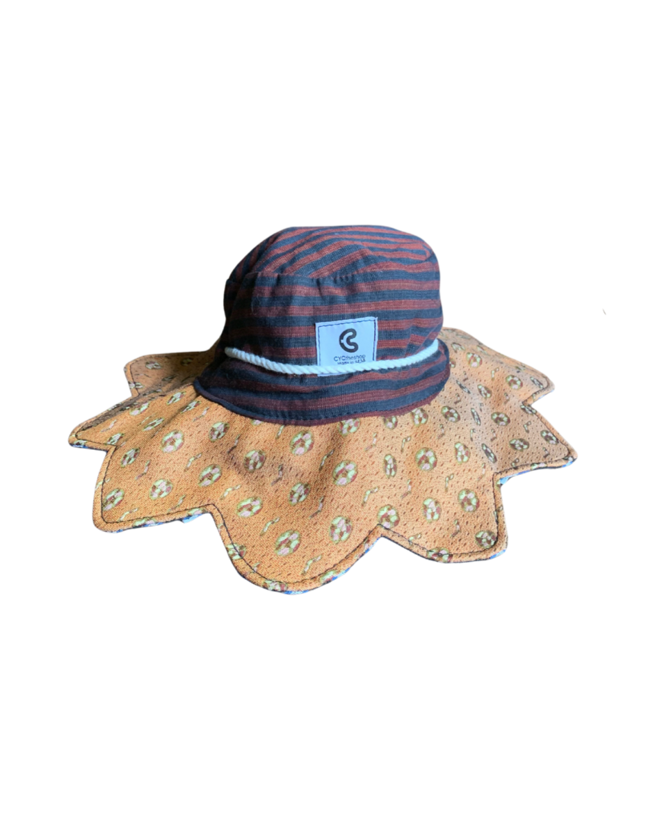 PETAL BUCKET HAT REVERSIBLE TEXTILE VAULT