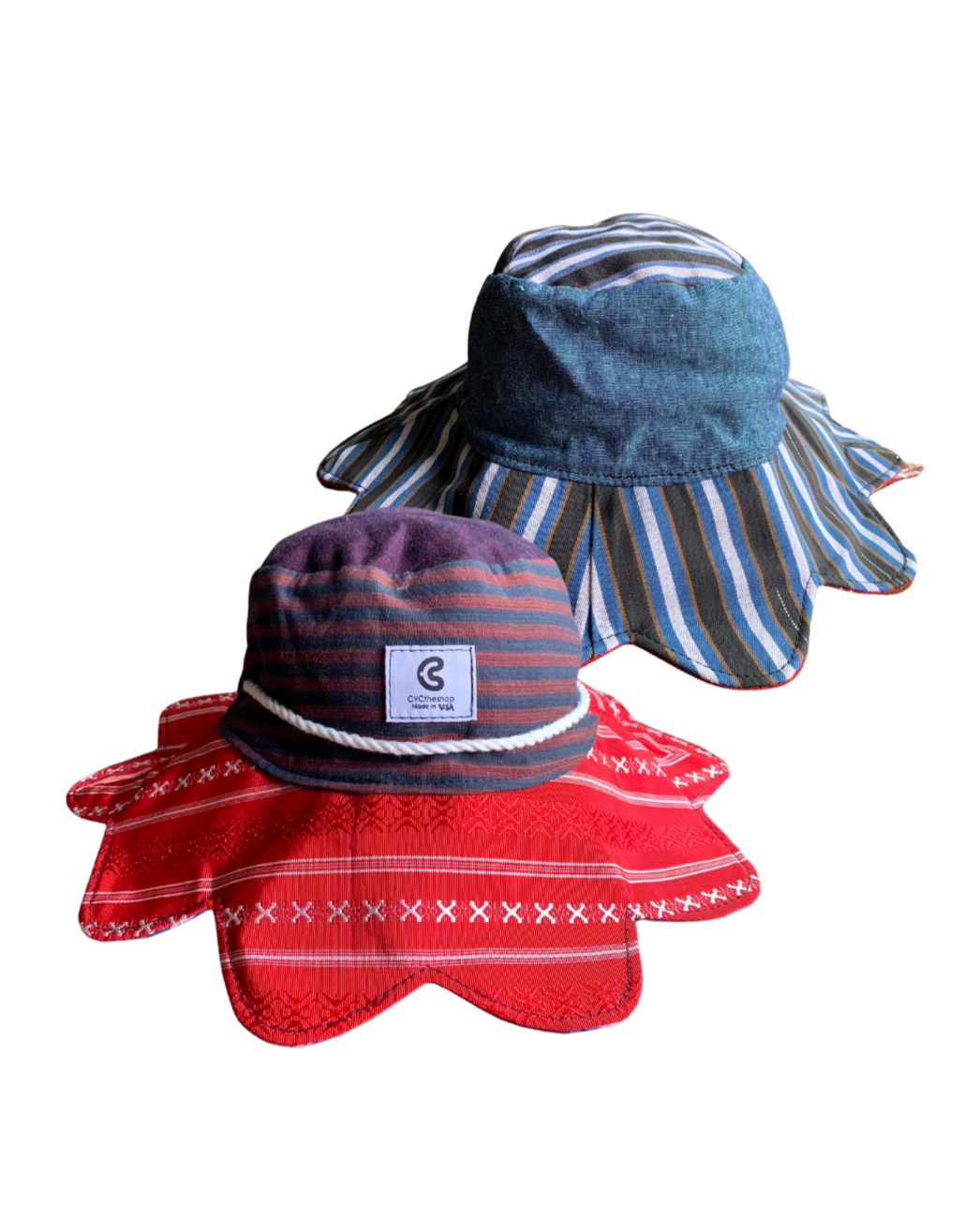PETAL BUCKET HAT REVERSIBLE TEXTILE VAULT