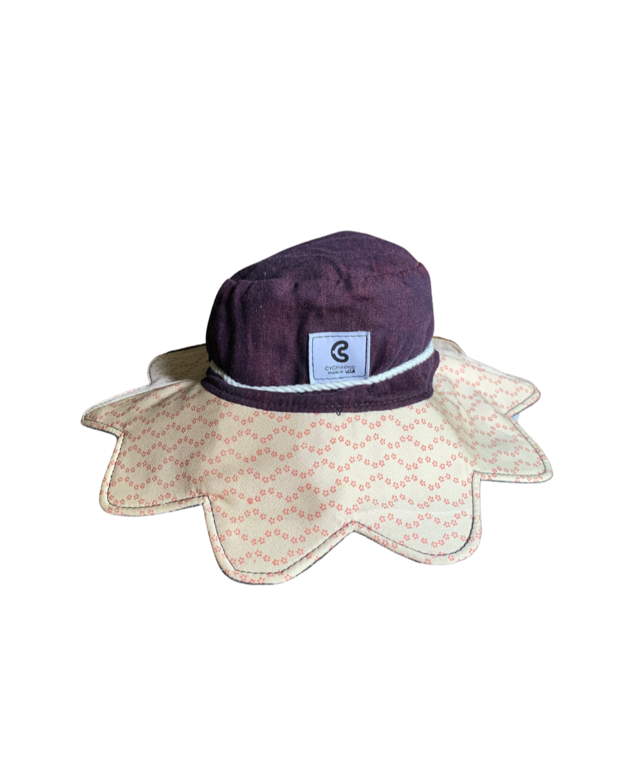 PETAL BUCKET HAT REVERSIBLE TEXTILE VAULT