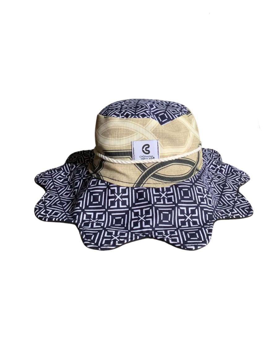PETAL BUCKET HAT REVERSIBLE TEXTILE VAULT