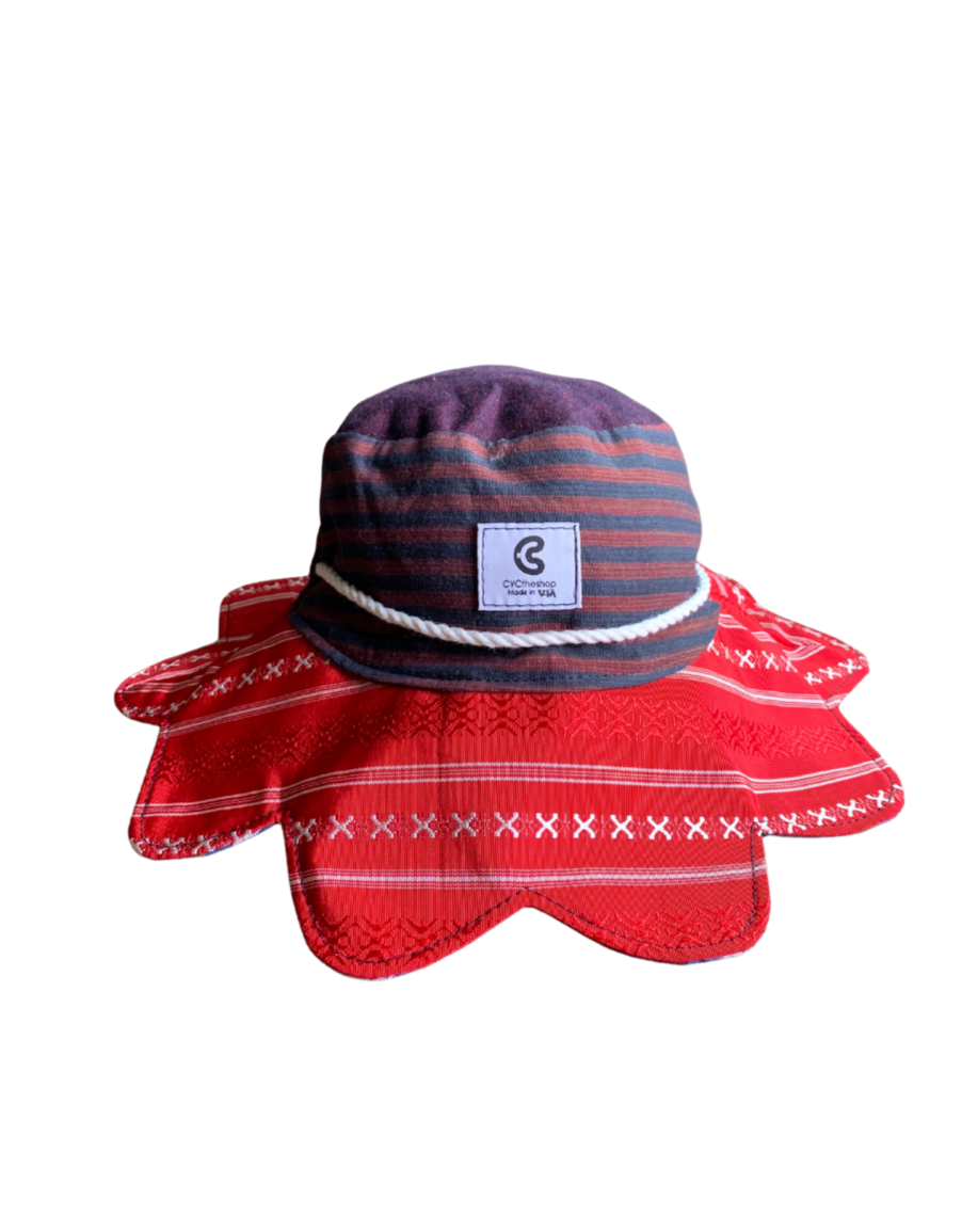 PETAL BUCKET HAT REVERSIBLE TEXTILE VAULT