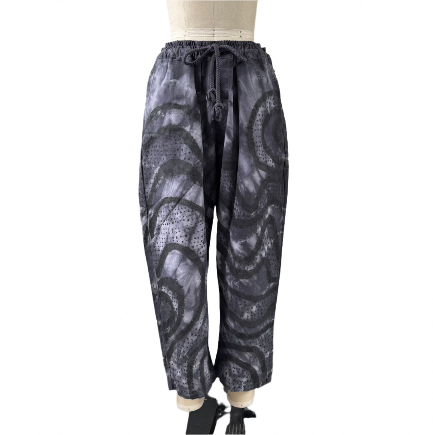 Ink Drift Pleated Trousers